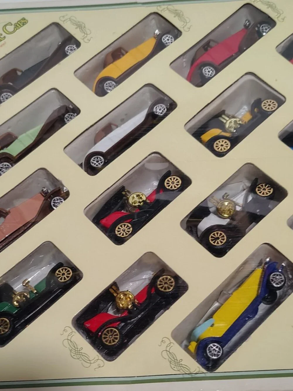 Vintage Jobar Classic Cars JC282 Die Cast Fastwheel 20 Car Set In Box
